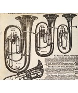 1900 Trombones Brass Marceau Advertisement Victorian Sears Roebuck 5.25 ... - $20.98