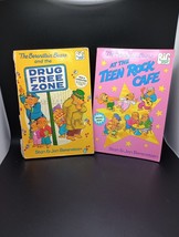 Vintage The Berenstain Bears Lot 2  Drug Free Zone - At The Teen Rock Cafe - £5.86 GBP