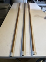 Used pool sticks 3 unbranded, ready for basic use - £71.22 GBP
