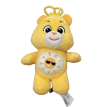 Care Bears 2021 Mini Plush Yellow Dangler Heart Clip Funshine Good Vibes Stuffed - £3.90 GBP