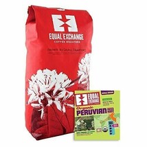 Equal Exchange Organic Coffee Peru French Roast Whole B EAN Coffee 5 Lb. - £66.18 GBP