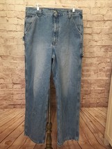 Vintage DKNY 90s Denim Carpenter Jeans 36 x 34 (34 x 33) Medium Wash 100... - $35.20