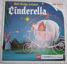 View-Master Walt Disney Presents Cinderella 21 Stereo Pictures 1965 - £12.78 GBP