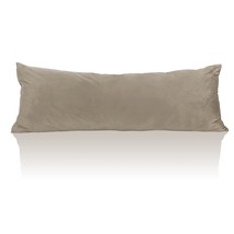 Camel Beige Body Pillow Cover, Super Soft Velvet Pillow Case 20 X 54 Pregnancy B - £36.75 GBP