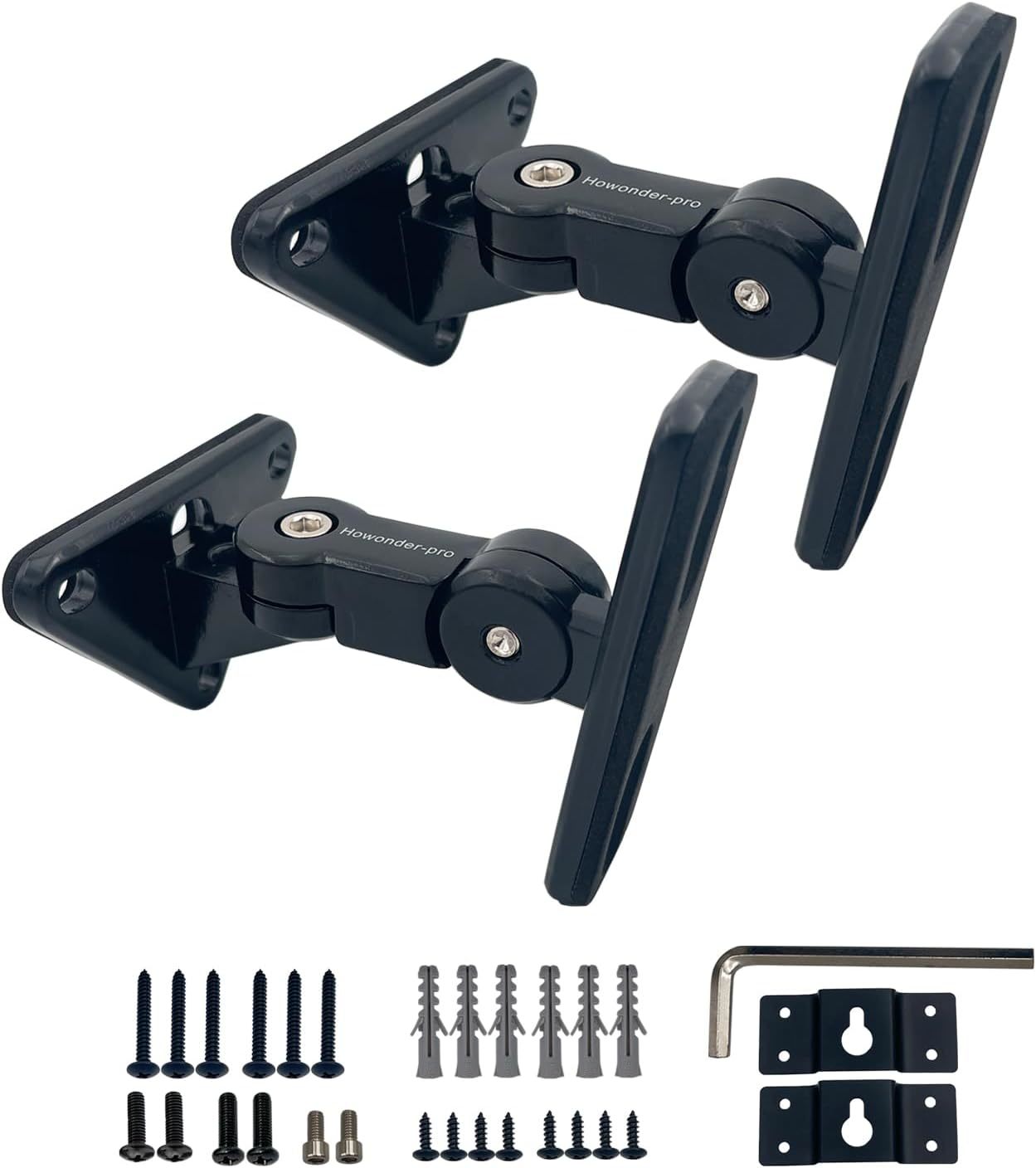 Speaker Wall Mount, Speaker Mount Wall，All Metal Speaker Wall, 2 Packs B... - $35.98