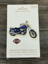 Hallmark Keepsake Harley Davidson 2008 FXCWC Softail Rocker C Ornament 2009 - $19.00