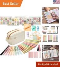Creative Bible Journaling Essentials: Highlighters, Pens &amp; Storage Case ... - $45.00
