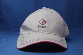 Wilson Baseball Cap Hat Hope Cancer Ribbon Adjustable Strap One Size - £6.06 GBP
