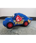 TY Beanie Baby Cars 3 Lightning McQueen Rust-Eze Blue Car With Tags - £4.60 GBP