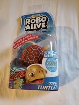 Zuro Robo Alive Real Life Robotic Pet Water Activated Swims Tiny Turtle Green - £17.22 GBP