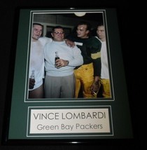 Vince Lombardi Drinking Soda 11x14 Framed Photo Display Packers - £27.37 GBP