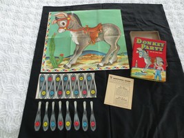 1941 Whitman Publishing Co. DONKEY GAME &amp; Two Other Games w/Box &amp; Instructions - £11.99 GBP