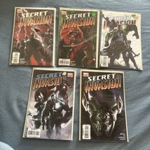 “Lot of 5” Of 6  Marvel “Secret Invasion”Comic Book Issue, ￼  #1, 3, 4, 5, 6, - £3.58 GBP