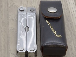 Vintage Leatherman Late 80&#39;s Early 90&#39;s (No Bds) Tool &amp; Original Leather Sheath - £139.45 GBP