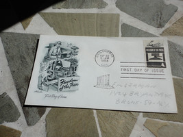 1958 Freedom of the Press First Day Issue Envelope 4 cent stamp - $2.50