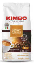 Kimbo Espresso Creama Intensa Medium Dark Roast Coffee Beans 2.2 LBS (PACK OF 2) - £54.37 GBP