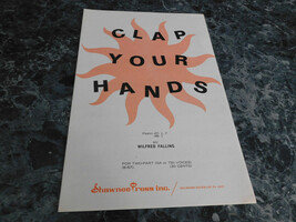 Clap Your Hands By Wilfred Falling SA or TB - $2.99