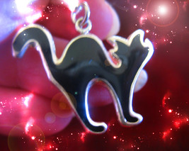Free W $88 Haunted Black Cat Charm All Luck Magnified & Elevated Magick - £0.00 GBP