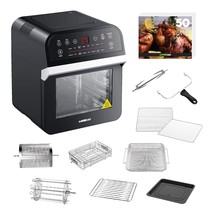 GoWISE USA GW44800-O Deluxe 12.7-Quarts 15-in-1 Electric Air Fryer Oven with Rot - £133.11 GBP