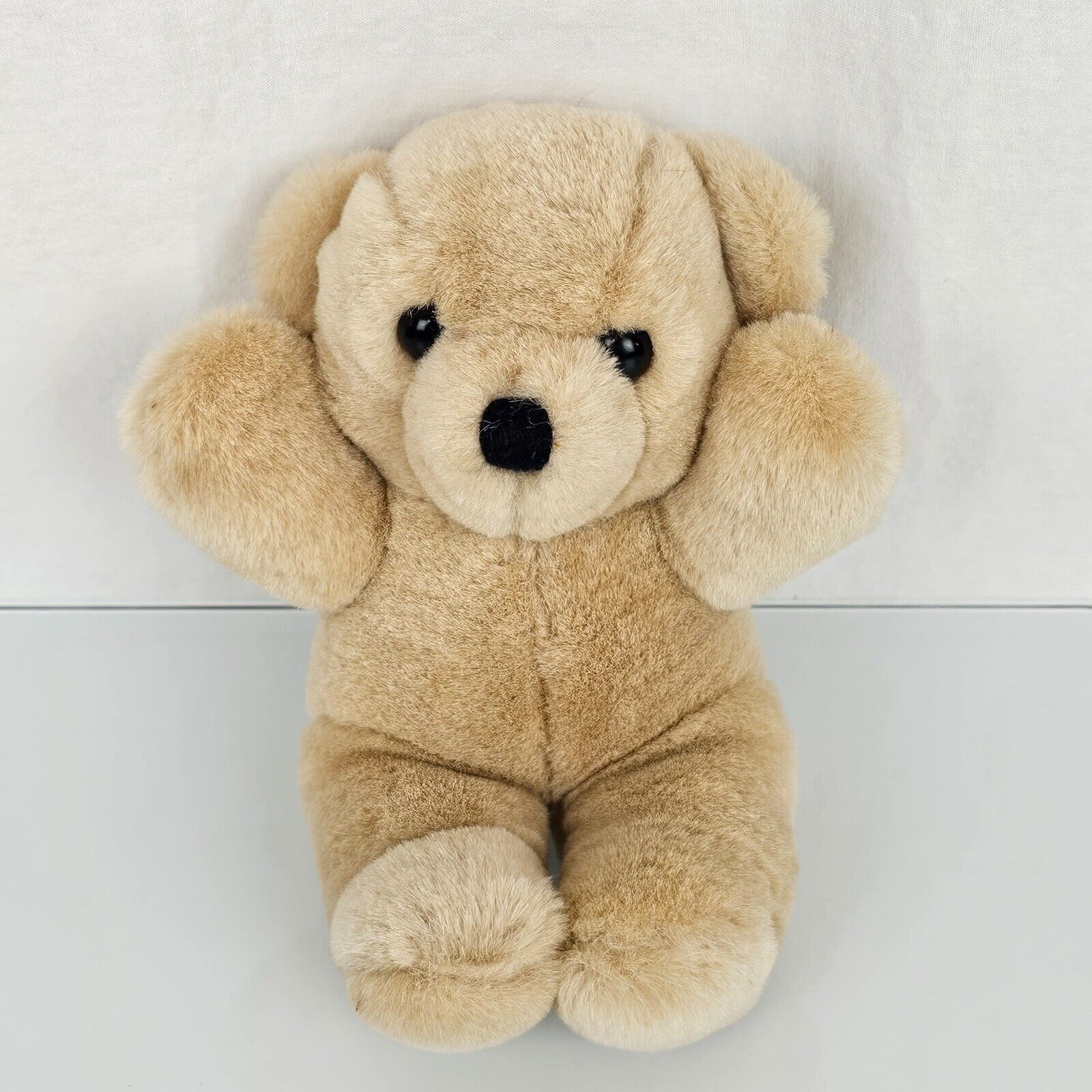 Primary image for Dakin Cuddles Teddy Bear Stuffed Plush Small Mini Brown Ten Beige 8" Vintage