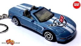 Rare Keychain 98~05 Blue Chevy Corvette C5 Convertible Custom Ltd Great Gift - $148.98