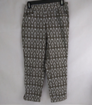 Tribal Women&#39;s Abstract Geometric Straight Leg Pants Slacks Size 8 Insea... - $15.83