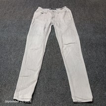 Levi Jeans Women 24x30 Gray Skinny Stretch Low Rise Ladies Casual Pants - $11.47