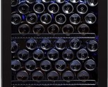 Whynter FWC-1201BA 124 Bottle Freestanding Wine Refrigerator, Black - $1,417.99
