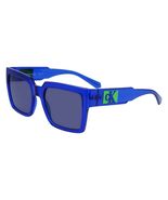 New CALVIN KLEIN JEANS CKJ-23622S 400 Crystal Blue Sunglasses with Blue ... - $1,272.21 MXN