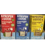 Proper good Overnight Oats Variety Pack Singles. 1 Of Each Flavor - £31.59 GBP