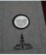 1976 Official Bicentennial Day Commemorative Silver Medal and Signature ... - £18.83 GBP