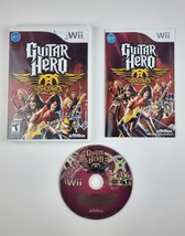 Guitar Hero Aerosmith (Nintendo Wii, 2008) Complete w/ Manual Excellent cond - £14.53 GBP