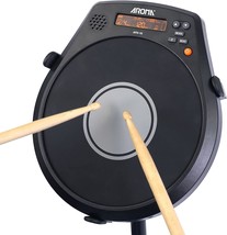 Electronic Drum Practice Pad, Portable And Rechargeable With Vocal Counting - £41.50 GBP