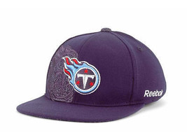 Tennessee Titans Reebok NFL Dual Threat Logo Stretch Fit Football Cap Hat  - £17.16 GBP