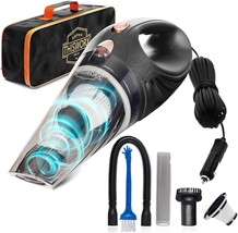 Thisworx Car Vacuum Cleaner - Portable Handheld Mini Vacuum Cleaner W/ 16Ft Cord - £40.95 GBP
