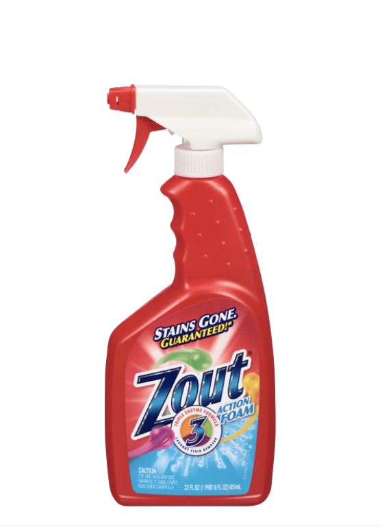 ZOUT Action Foam Laundry Stain Remover, Triple Enzyme Formula, 22 Fl. Oz... - $12.95