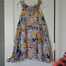 BONNIE JEANS Girls Yellow Flowers Wedding Casual Dress Size 8 - £7.77 GBP