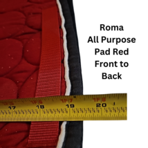 Roma All Purpose Horse Saddle Pad and Set of 2 Red Bandana Polos USED image 7