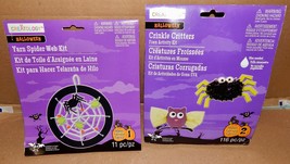 Halloween Foam &amp; Yarn Activity Kits Spiders &amp; Bats Creatology 127pc Tota... - £5.89 GBP