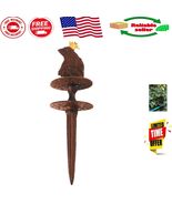 Rustic Frog Prince Hose Guide - Heavy-Duty Cast Iron, Protects Garden La... - $57.13 CAD