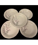 Vtg Set Of 5 Soup Bowls Mitterteich 8&quot; Diameter Hand Painted Bavaria Ger... - $35.99 CAD