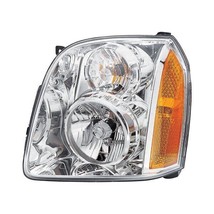 Headlight For 2007-2014 GMC Yukon XL 1500 Driver Side Chrome Housing Clear Le... - £151.14 GBP