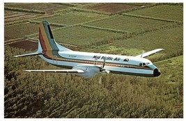 Mid Pacific Airlines YS-11 Hawaii Interisland Route Carrier in Flight Postcard - £29.92 GBP