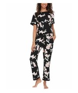 Flora Nikrooz Ladies’ 2-piece Ribbed Pajama Set - £23.38 GBP