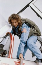 Christa McAuliffe training in T-38 jet trainer Photo Print - £7.04 GBP+