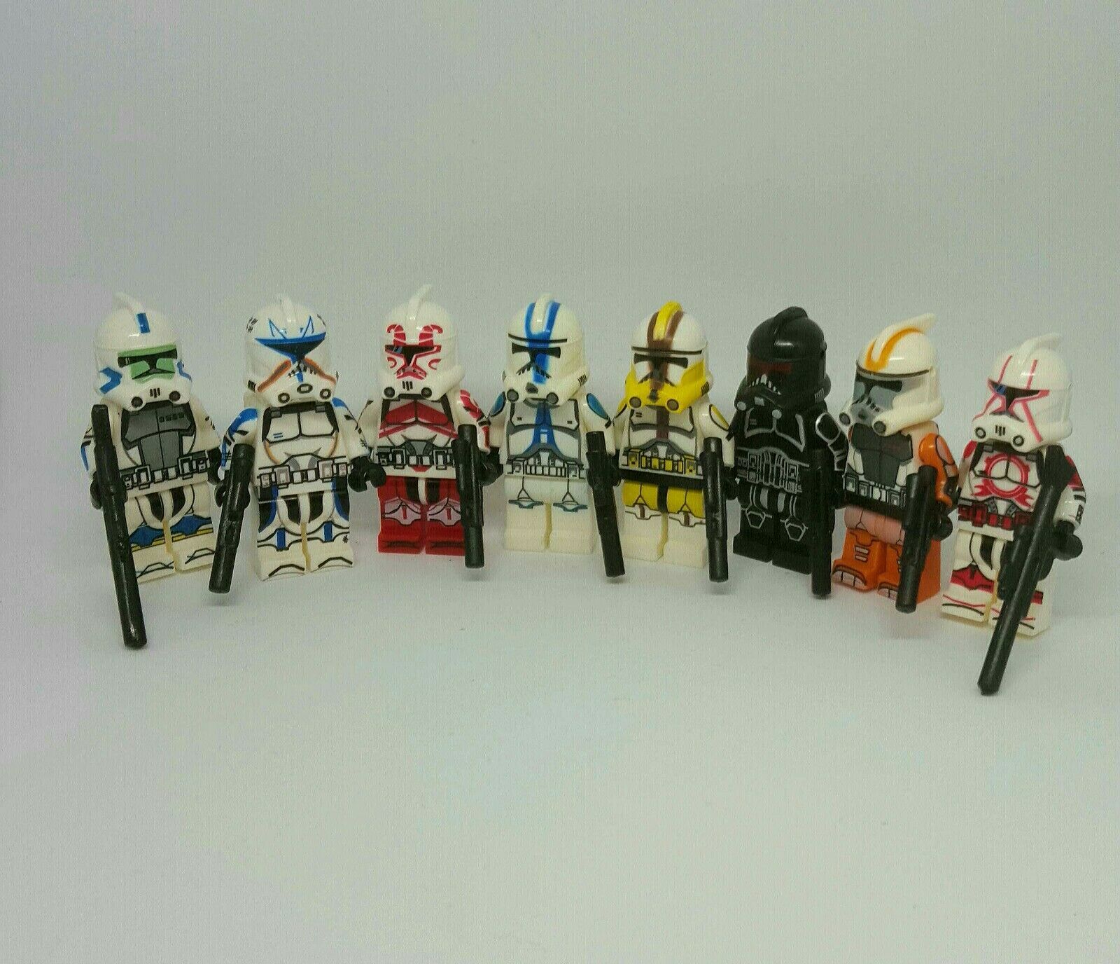 8Pcs/set Commander Bly Echo Captain Rex Death Trooper Star Wars Minifigures Toys