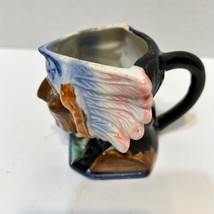 Vintage Toby Head Native American Chief Small Creamer Pitcher Occupied J... - £9.88 GBP