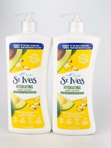 St Ives Hydrating Hand And Body Lotion Vitamin E And Avocado 21 Oz Pump Lot Of 2 - £25.26 GBP