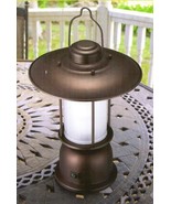 Lantern Aluminum &amp; Glass &amp; Rechargeable Patio Catering Camping Party Poo... - $80.27 CAD