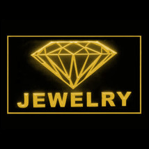 200040B Jewelry Diamond Present Women Fashion Hairclip Ring Pearl LED Light Sign - £17.63 GBP